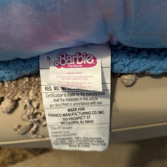 Barbi Decorator Rollerblading PIllows Set of 2 - Picture 2 of 4